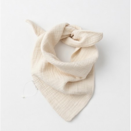 Muślinowa apaszka dla dziecka waniliowy beż