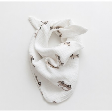 MUŚLINOWA APASZKA DLA DZIECKA Baby Cars