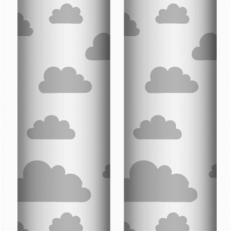 Pielucha pieluszka pieluszki flanelowe (chmurki na białym)