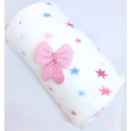 Kocyk z mikrofibry  w gwiazdki marki Aruś