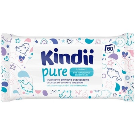 CLEANIC Kindii Pure Sensitive 60szt