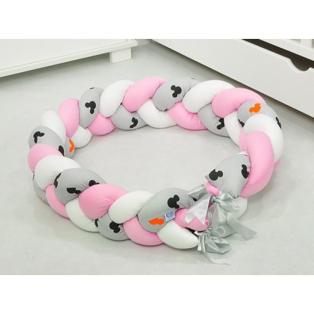 warkocz / ochraniacz Mickey Mouse pink