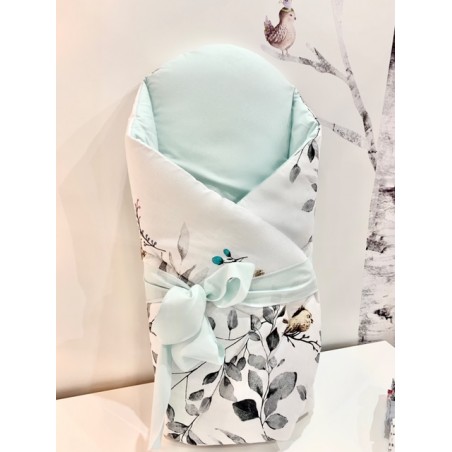 Rożek becik usztywniony wiązany kolekcja Mint Nature