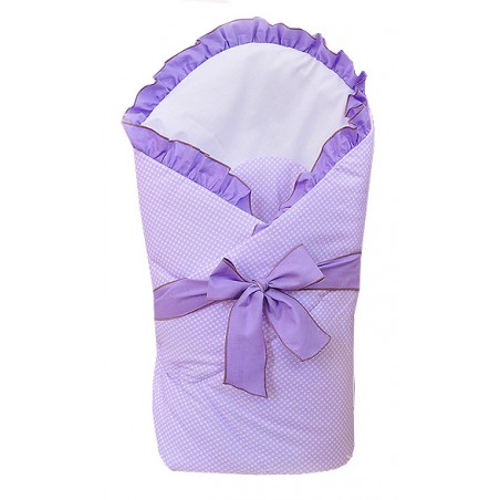 Rożek becik niemowlęcy wiązany na kokardkę