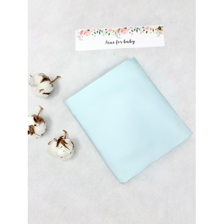 Prześcieradełko bawełniane z gumką 120*60  mięta