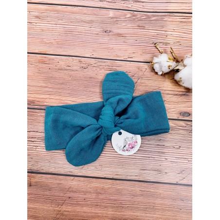 Opaska muślinowa deep blue