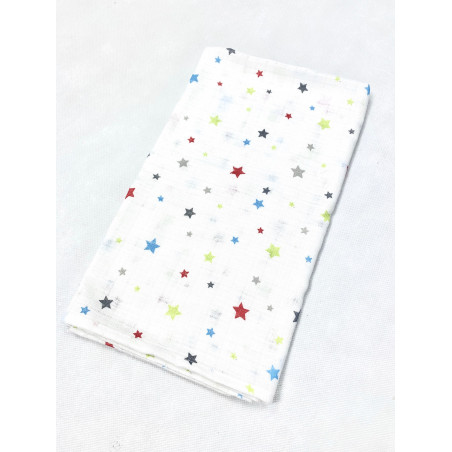Pielucha pieluszka tetrowa 70*80 stars colors