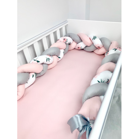 5 el.Pościel do łóżeczka 120x90 kolekcja Summer poppies rose