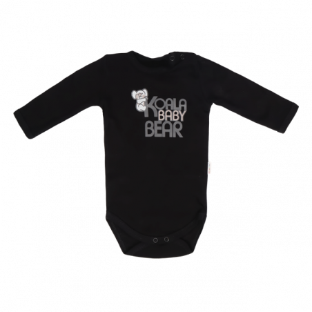Body niemowlęce 100% bawełna Koala boy black