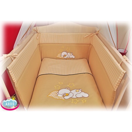 3 elementowa pościel do kołyski haft