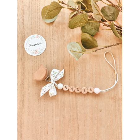 Personalizowana zawieszka do smoczka Arus Accesories Flowers