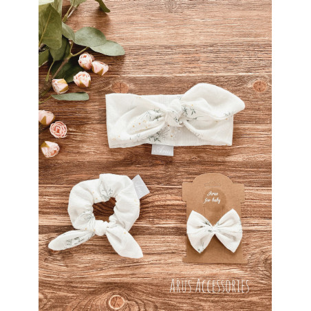 Zestaw do włosów Arus Accessories Summer meadow white