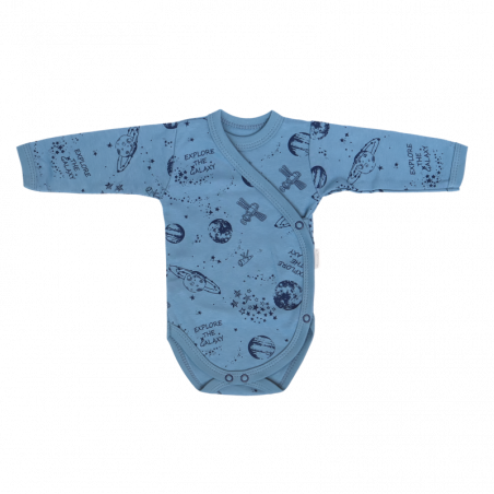 Body niemowlęce kopertowe 100% bawełna Galaxy