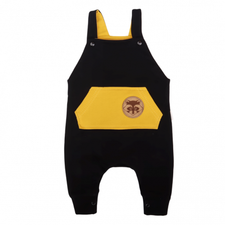 Spodnie ogrodniczki niemowlęce Raccoon