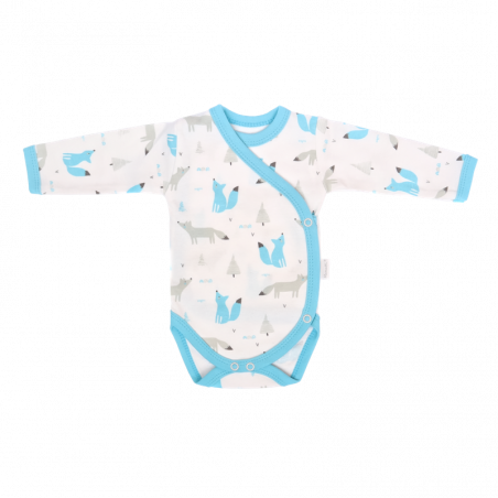Body niemowlęce kopertowe 100% bawełna Fox