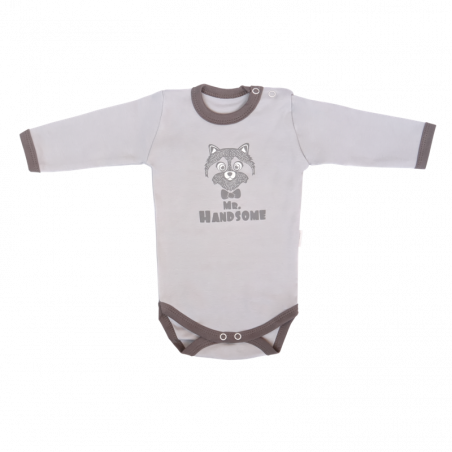 Body niemowlęce 100% bawełna Grey Fox