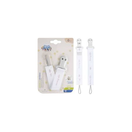 Canpol babies Tasiemka do smoczka uspokajającego ROYAL BABY różowa