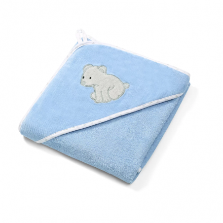 Okrycie kąpielowe welurowe – ręcznik z kapturkiem 85 x 85 539/04