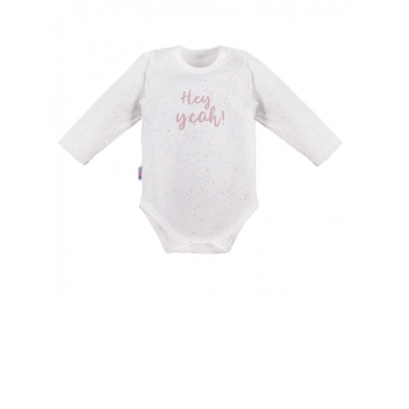 Body dziewczęce w kropki SWAN białe