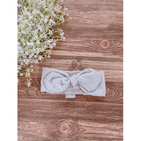 Opaska muślinowa by Arus Accessories grey