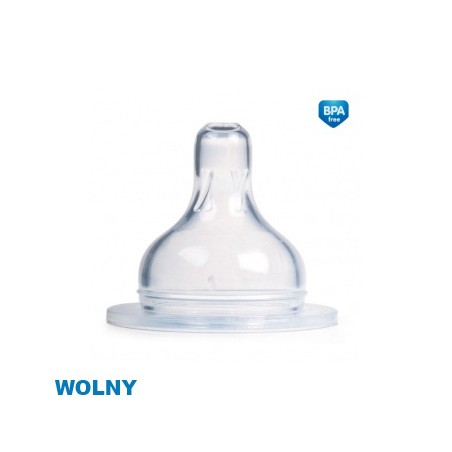 Canpol smoczek do butelki EasyStart - wolny (21/720)