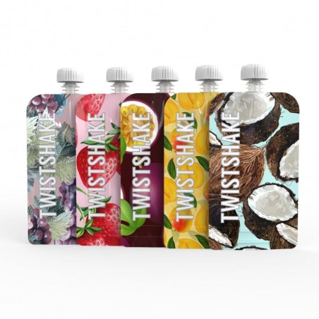 TWISTSHAKE TUBKI 5X SQUEEZE BAG 220 ML FRUIT