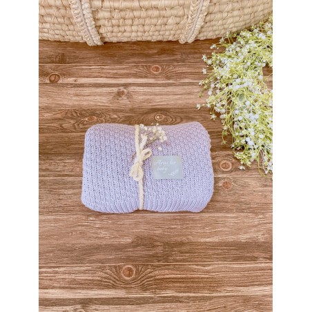 Aruś Kocyk bambusowo-bawełniany Mia lawendowy