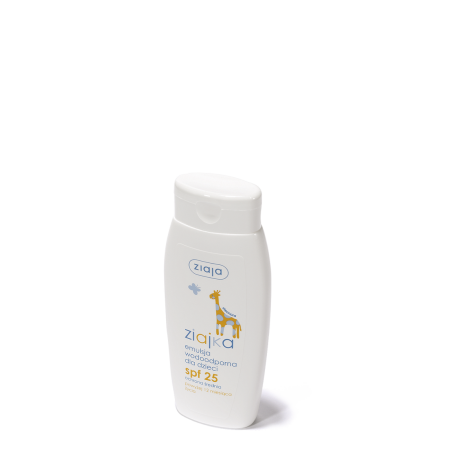 Ziajka emulsja wodoodporna dla dzieci SPF 25 ochrona średnia UVA + UVB
