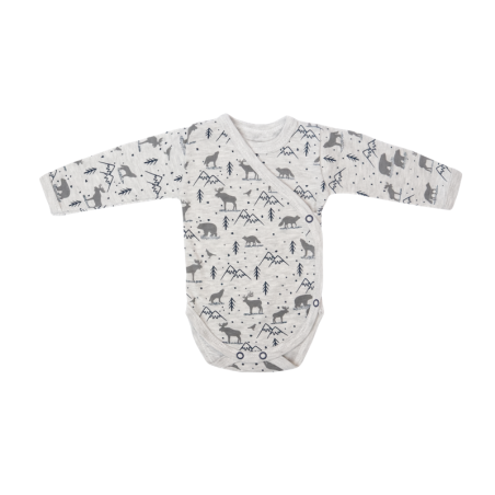 Body niemowlęce kopertowe MOUNTAINS BD6626