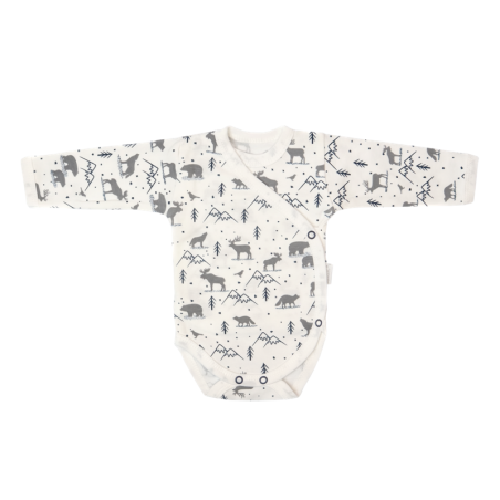 Body niemowlęce kopertowe MOUNTAINS BD6627