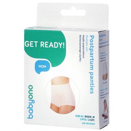 BabyOno majtki siatkowe poporodowe wielorazowe (rozmiary)