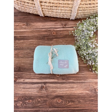 Aruś Kocyk bambusowo-bawełniany Nela miętowy