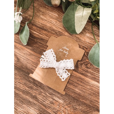 Spinka do włosów koronkowa Arus Accessories biała