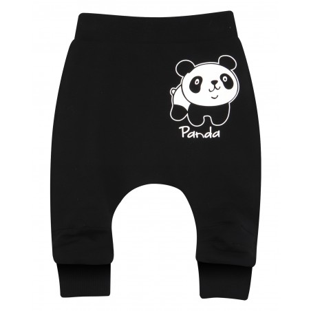 Spodnie niemowlęce z bawełny organicznej ABN-2850