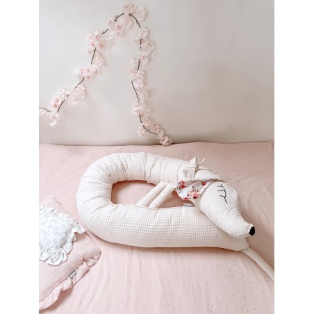 Ochraniacz / dekoracja piesek wafelek jasny beż + Romantic Roses