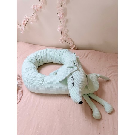 Ochraniacz / dekoracja piesek wafelek miętowy + Eucaliptus