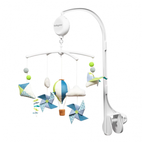 Karuzelka do łóżeczka z elektroniczną pozytywką BALLOONS 795