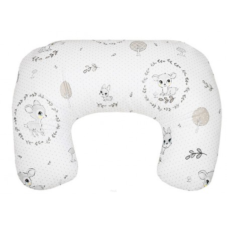 Poduszka do karmienia rogal fasolka (wianuszki popielate)