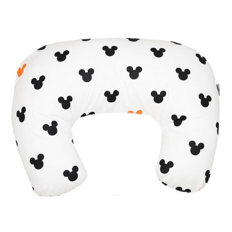 Poduszka do karmienia rogal fasolka (myszki z pomarańczem)