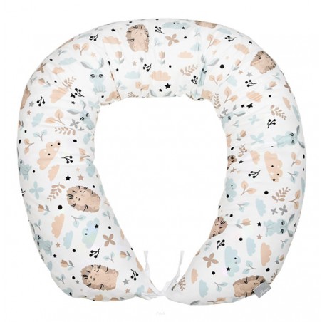 Poduszka do spania dla kobiet w ciąży do karmienia duża (jeżyki beżowe)