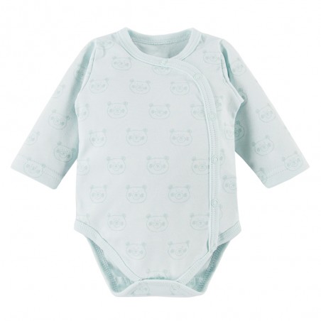 EEVI Body dziecięce rozpinane w misie miętowe